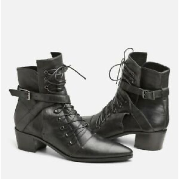 Modern Vice Shoes - MODERN VICE Nikki lace up leather boots